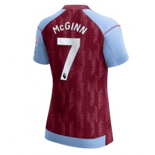 Aston Villa John McGinn #7 Hjemmedrakt Kvinner 2023-24 Kortermet